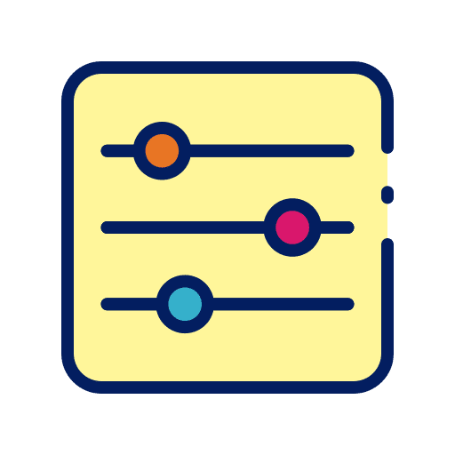 Parameters parameters settings control console icon