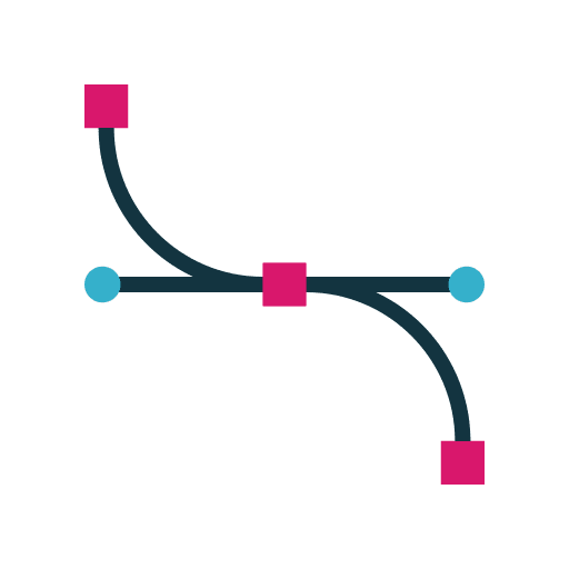 Vector edit tools graphic tool nodes icon Vector edit tools graphic tool nodes icon