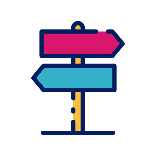 Directional sign direction road sign signaling icon Directional sign direction road sign signaling icon
