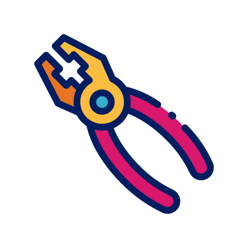 Pliers construction site demolition crane pliers tool icon Pliers construction site demolition crane pliers tool icon
