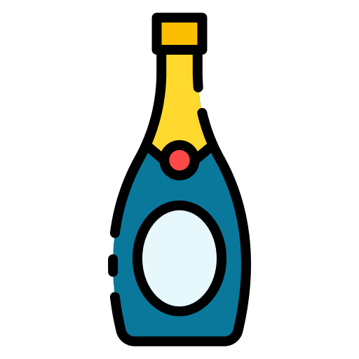 Champagne beverage alcohol champagne icon