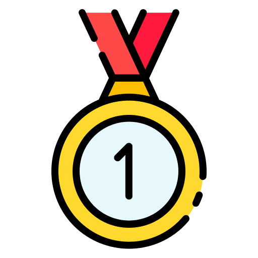 First position best 1st place sports and competition icon