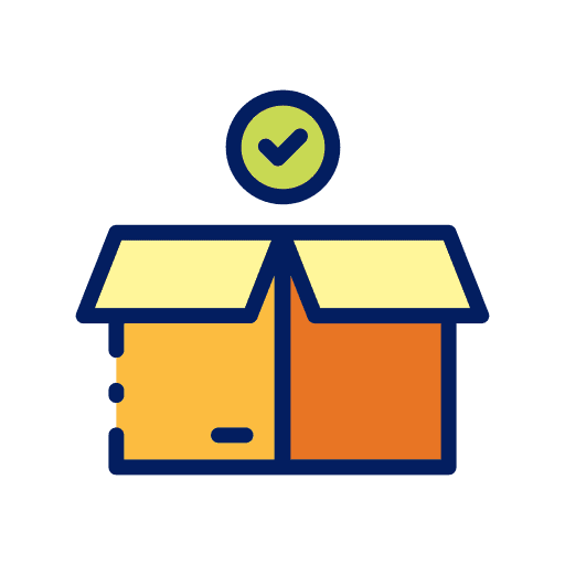 Pack package delivery box icon Pack package delivery box icon