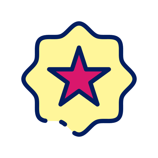 Star badge star champion icon Star badge star champion icon