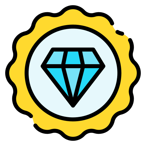 Diamond fashion luxury precious stone icon