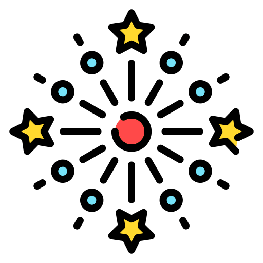 Firework party celebration firework icon