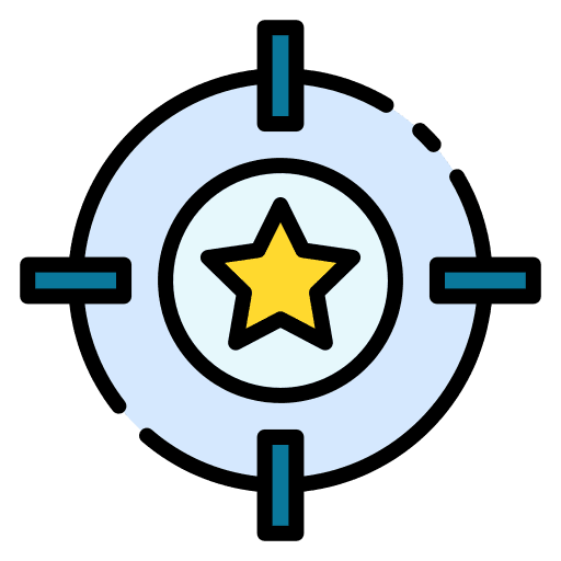 Target calibrate shooting sniper icon