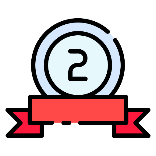 Second prize second prize sports and competition win icon