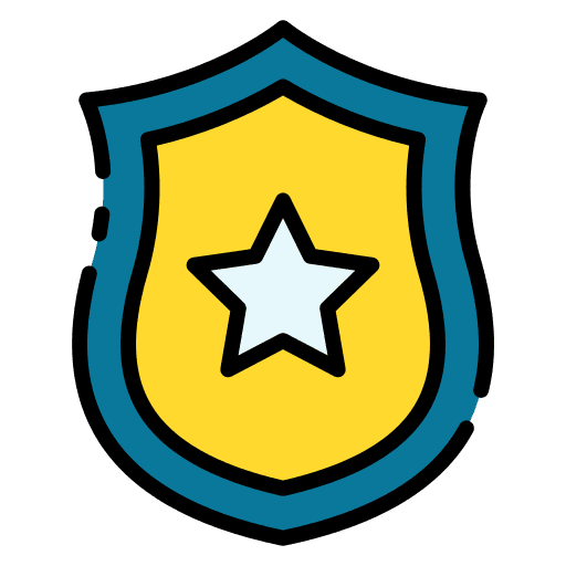 Shield secure shield security icon