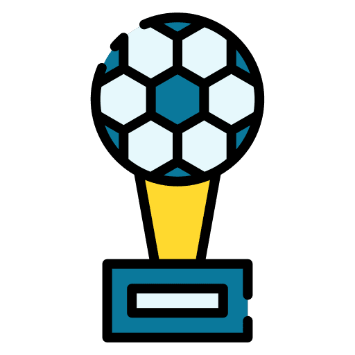 Soccer trophy prize soccer icon