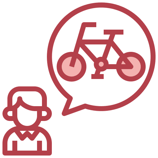 Speech bubble cycling communications bicycle icon Speech bubble cycling communications bicycle icon