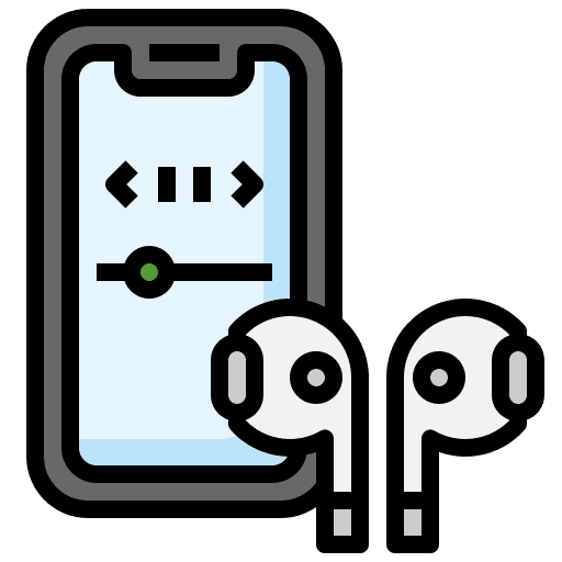 Earbuds smartphone earbud earbuds icon
