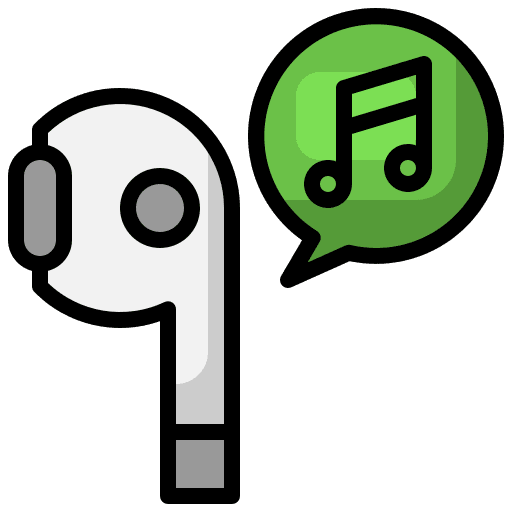Music earphones music airpods icon Music earphones music airpods icon