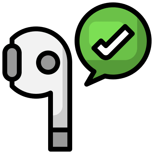 Connected earbud earphones earbuds icon Connected earbud earphones earbuds icon