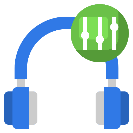 Equalizer equalization equalizer earphone icon