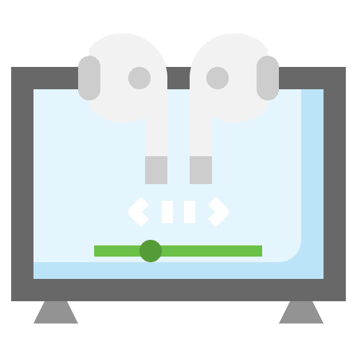 Smart tv technology screen smart tv icon