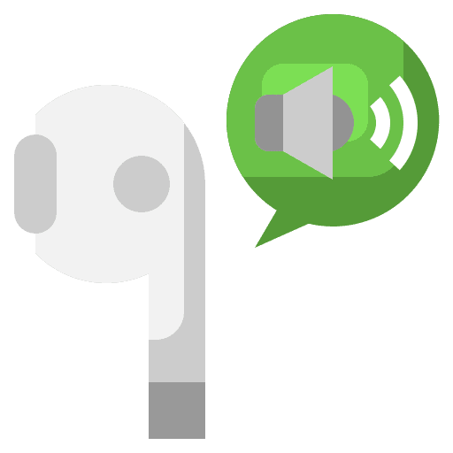 Volume wireless volume earphones icon