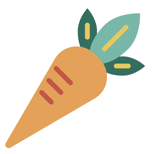 Carrot food vegetarian vegan icon