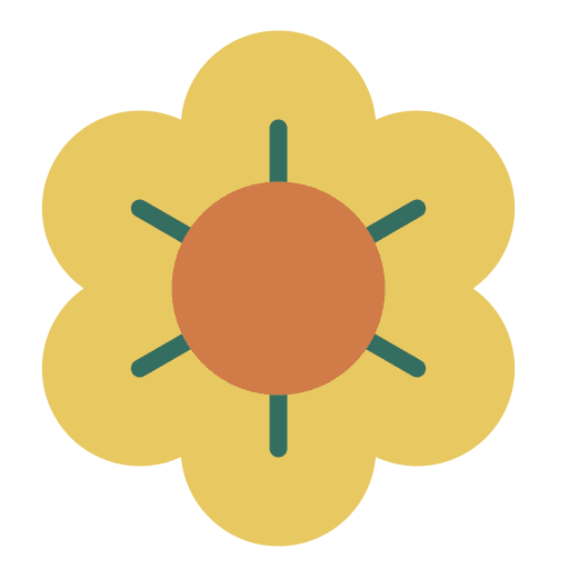 Flower garden plant nature icon