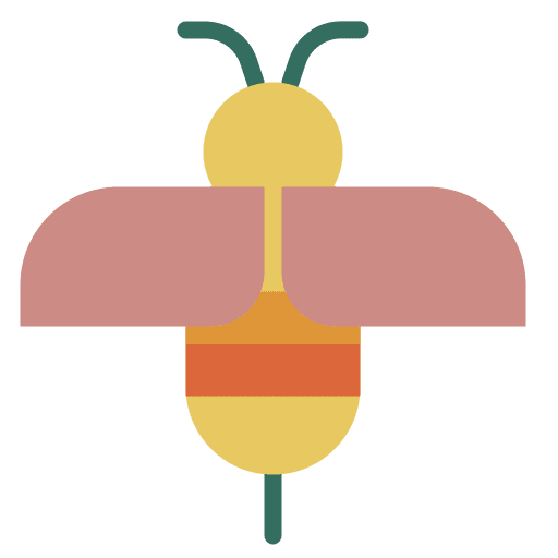 Bee zoology spring bug icon Bee zoology spring bug icon