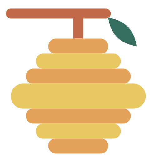 Beehive animals organic bee icon Beehive animals organic bee icon