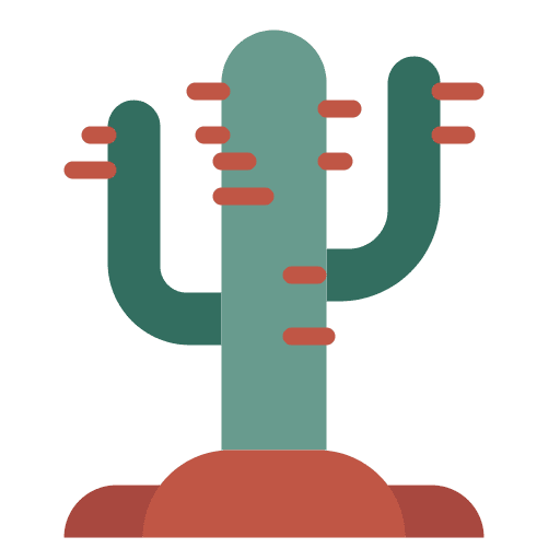 Cactus nature plant pot furniture and household icon Cactus nature plant pot furniture and household icon