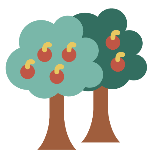 Fruit tree apple tree ecology nature icon Fruit tree apple tree ecology nature icon