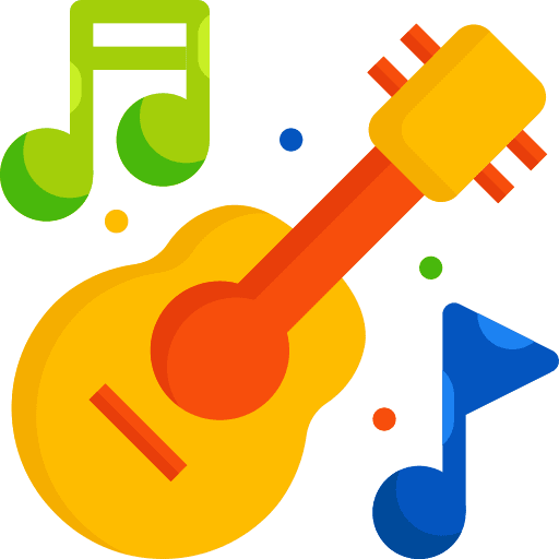 Guitar acoustic party guitar icon