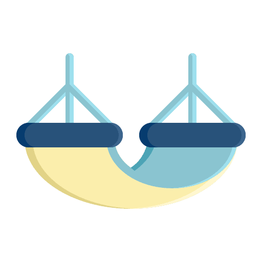 Hammock lying relaxing hammock icon