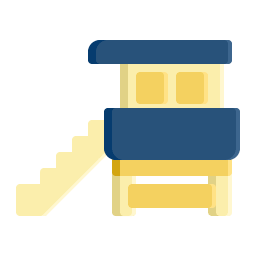 Lifeguard tower security beach help icon Lifeguard tower security beach help icon