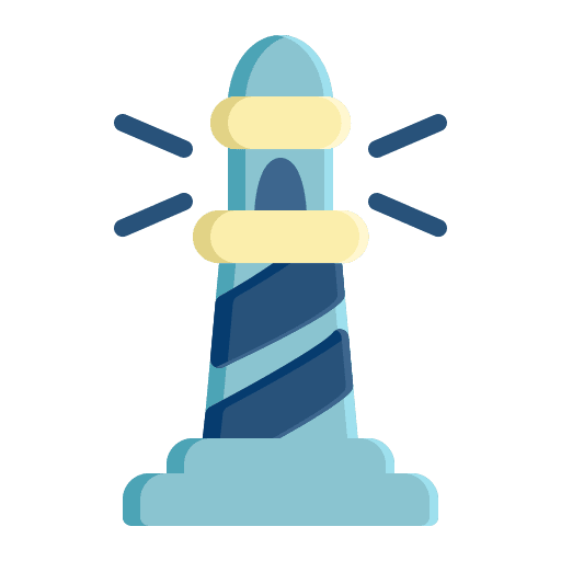 Lighthouse guide lighthouse building icon Lighthouse guide lighthouse building icon