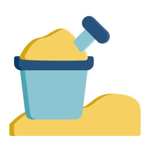 Sand toy beach toy kid sand bucket icon Sand toy beach toy kid sand bucket icon