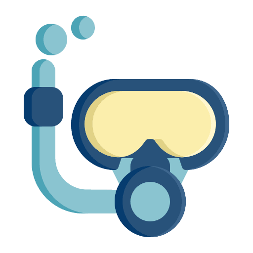 Snorkle snorkling diving water sports icon Snorkle snorkling diving water sports icon