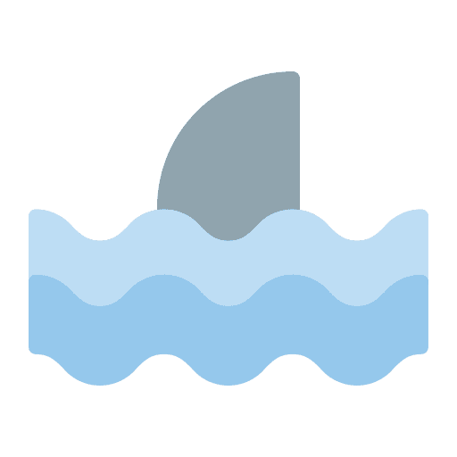 Shark aquarium sea shark icon