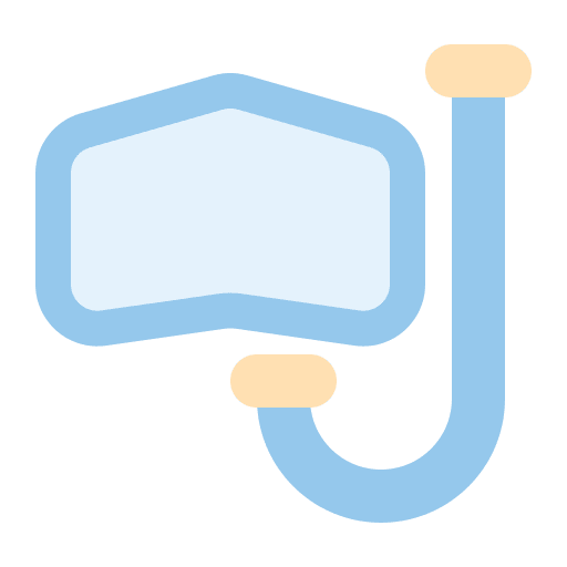Snorkel scuba diving snorkel snorkeling icon Snorkel scuba diving snorkel snorkeling icon