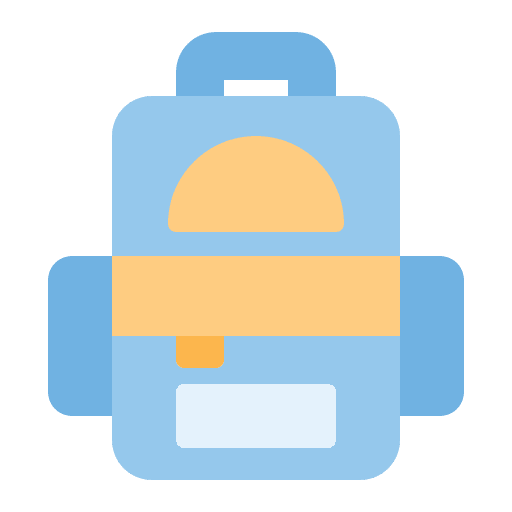 Backpack trip holiday outdoor icon Backpack trip holiday outdoor icon