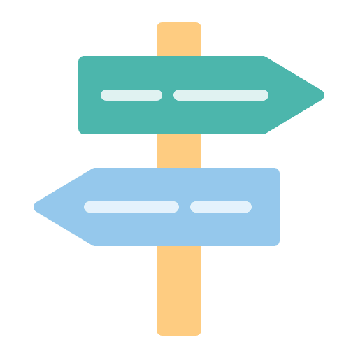 Direction vacation signaling road sign icon Direction vacation signaling road sign icon