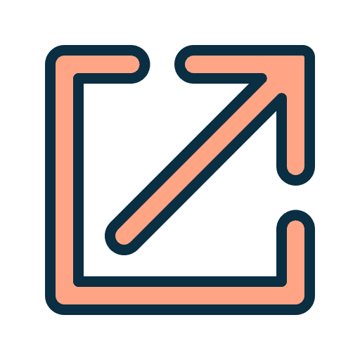 Expend expend arrow sign icon