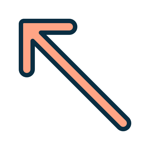 Diagonal diagonal arrow top up left arrow icon Diagonal diagonal arrow top up left arrow icon