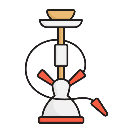 Hookah cultures arabian tobacco icon Hookah cultures arabian tobacco icon