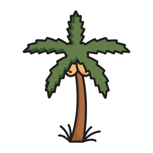 Palm tree date nature healthy food icon Palm tree date nature healthy food icon