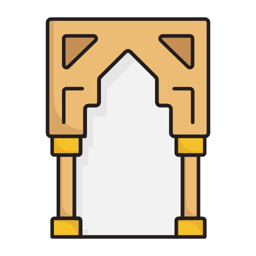 Entrance cultures entrance architectural icon Entrance cultures entrance architectural icon
