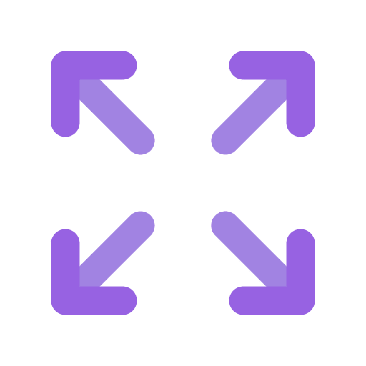 Expend full screen ui sign icon