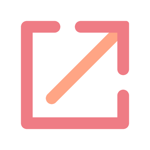 Expend playing screen settings sign icon