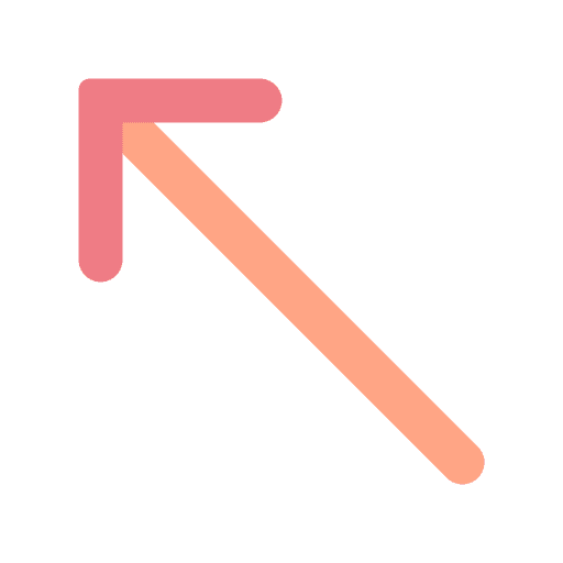Diagonal directional sign up left arrow up icon Diagonal directional sign up left arrow up icon