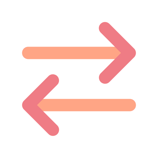 Transfer arrows bidirectional direction icon Transfer arrows bidirectional direction icon