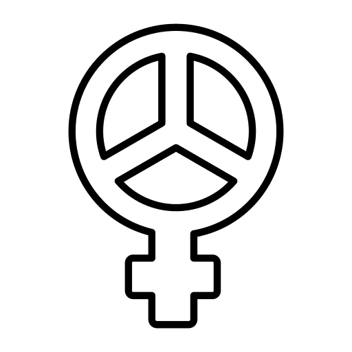 Feminism shapes and symbols feminism symbol icon