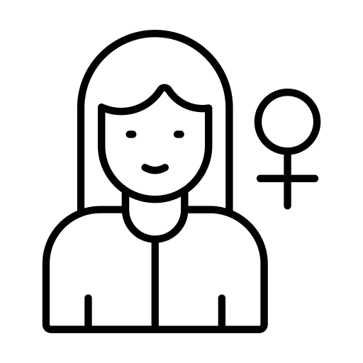 Feminist protest people fist icon