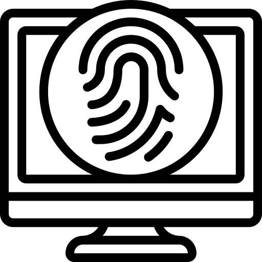 Thumb fingerprint fingerprint ui thumb fingerprint icon