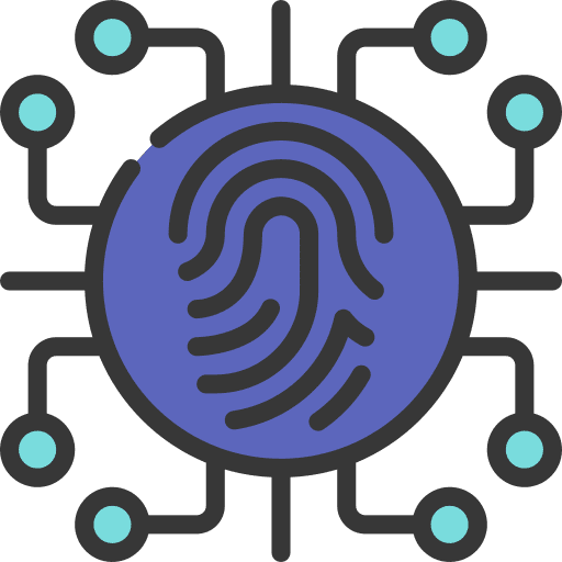 Biometrics biometric recognition biometrics identification icon